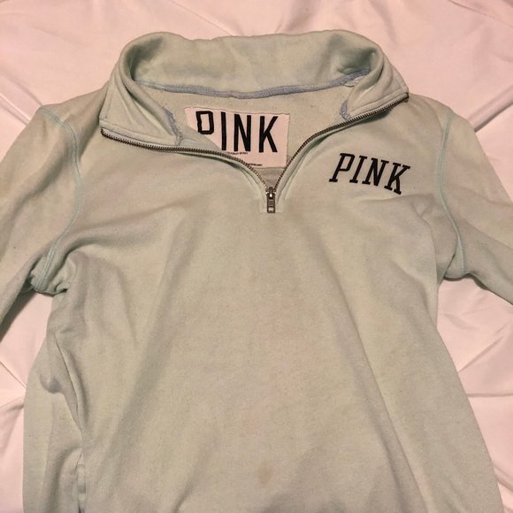 PINK / Victoria's Secret 1/4 Zip Pullover